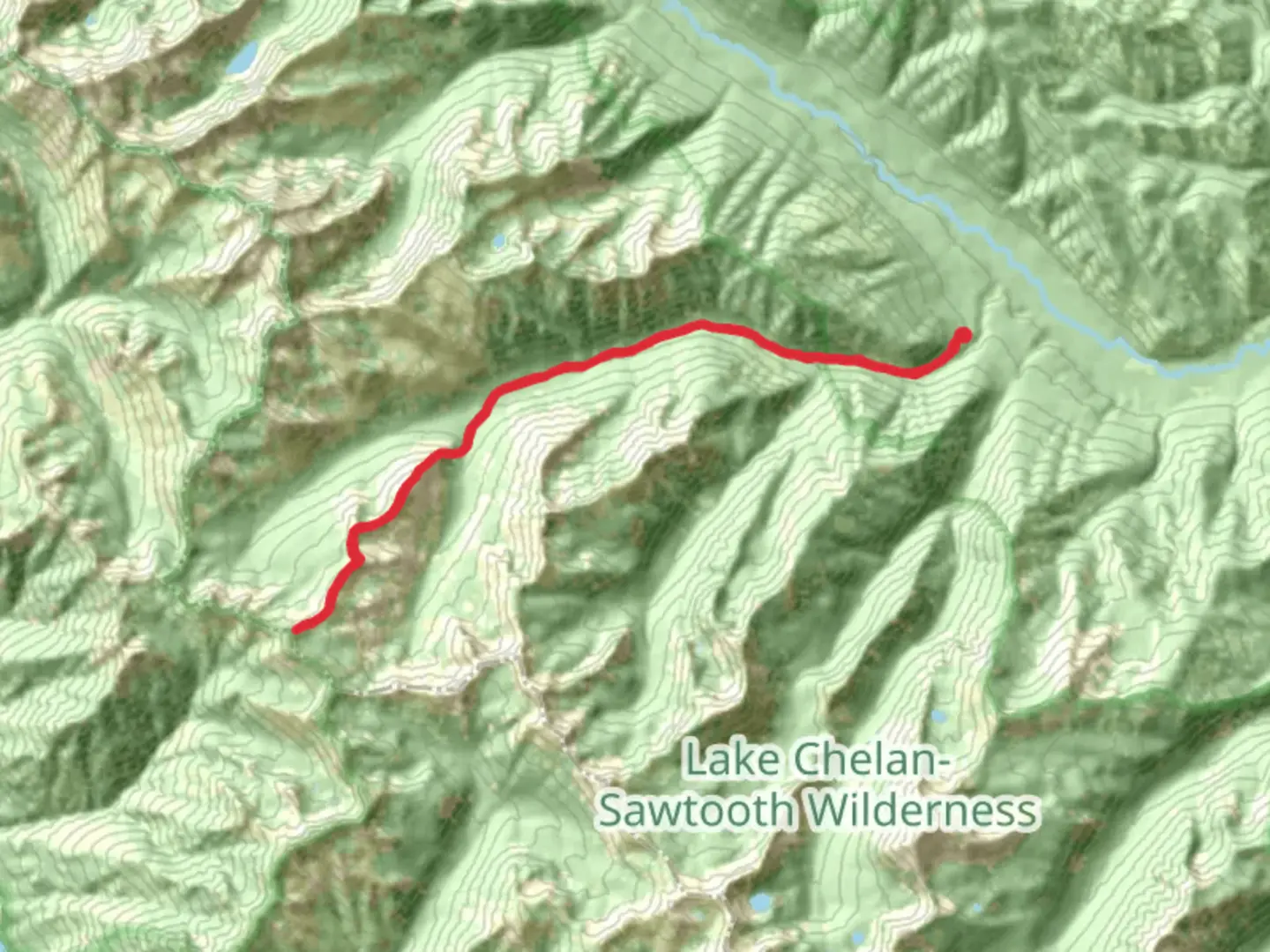 An image depicting the trail Splawn Mountain via War Creek Trail and its surrounding area.