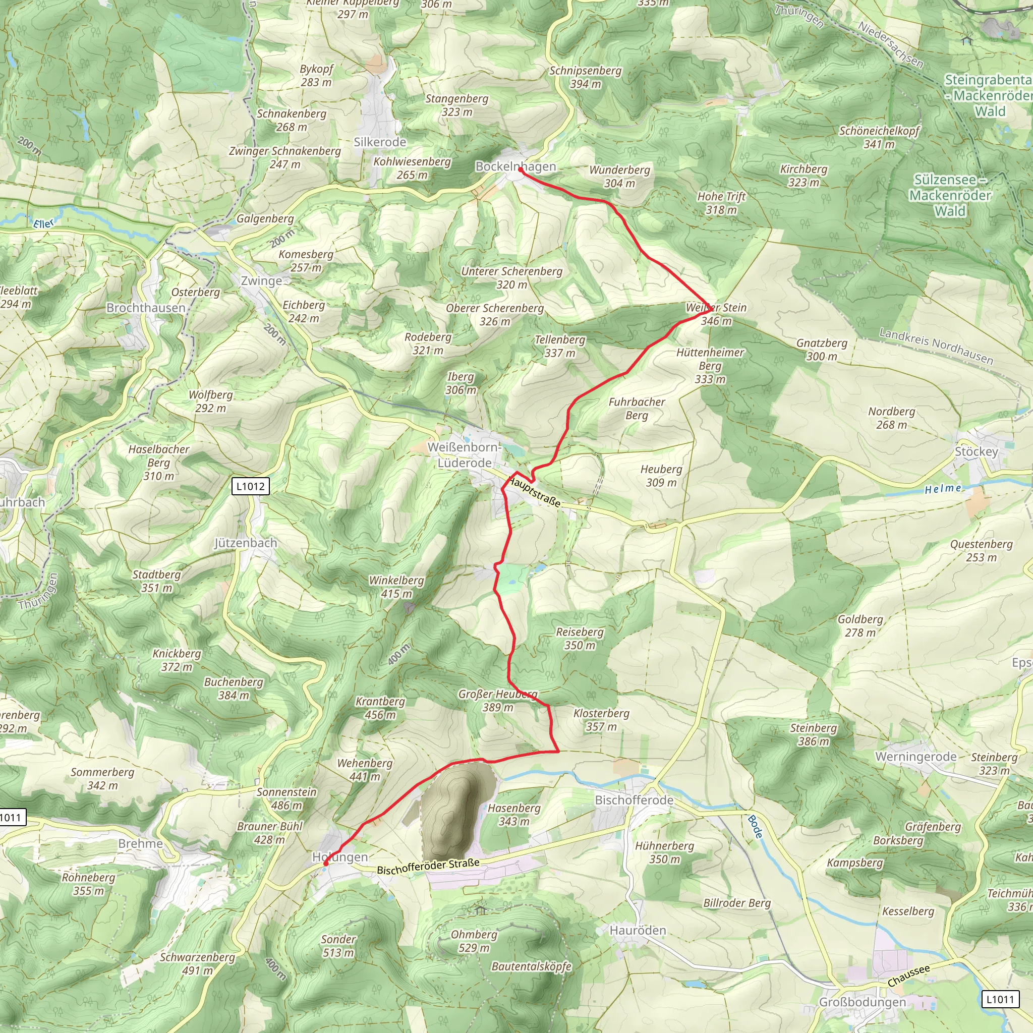 Holungen-Bockelnhagen mobile static map
