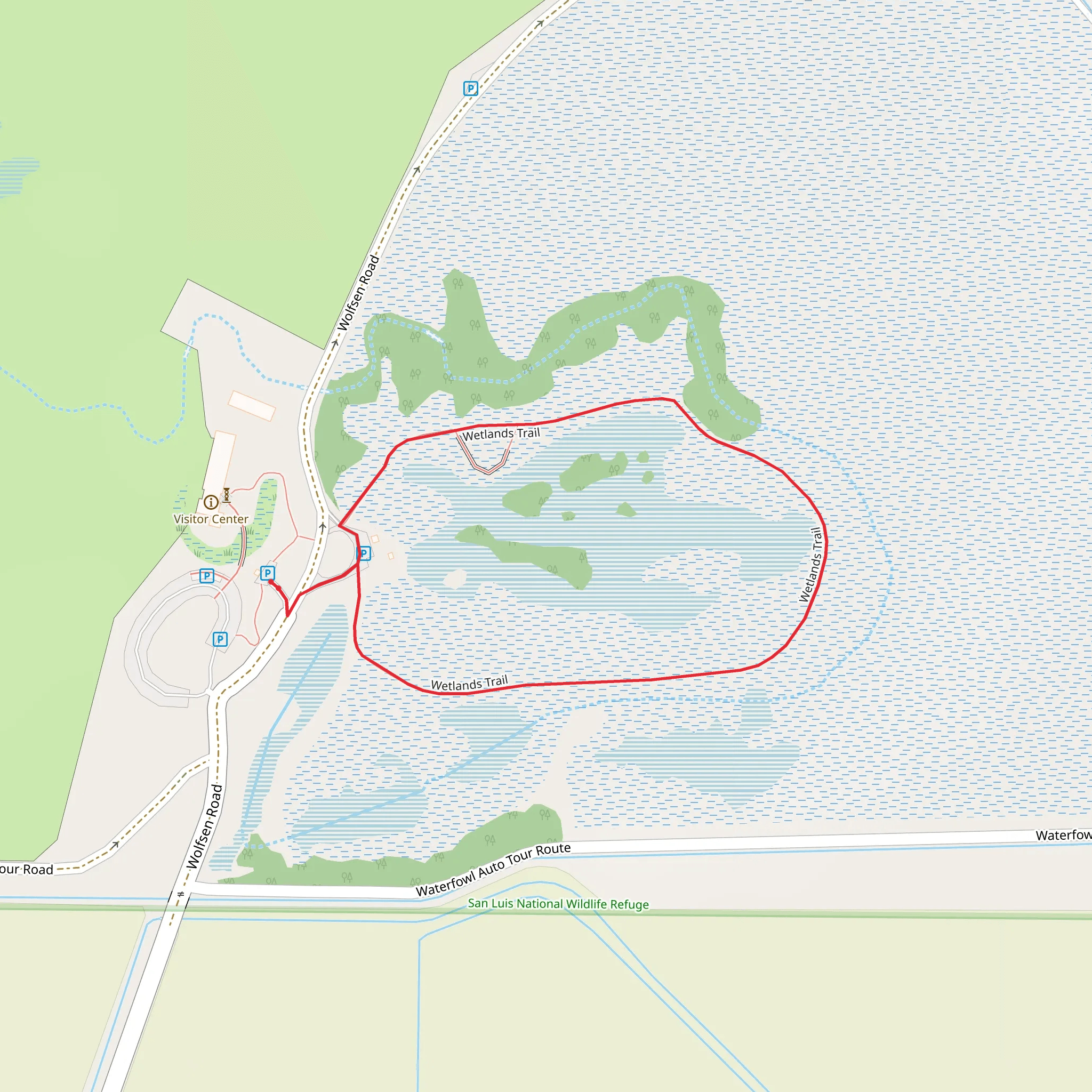 Wolfsen Road Loop mobile static map