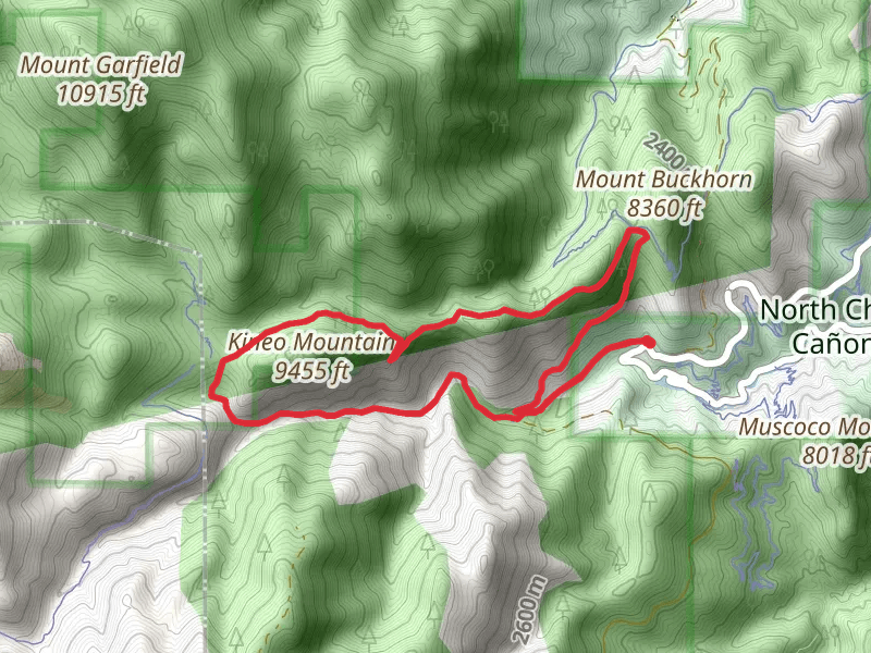 Seven Bridges Trail, Kineo Mountain Trail and Buckhorn Loop Trail