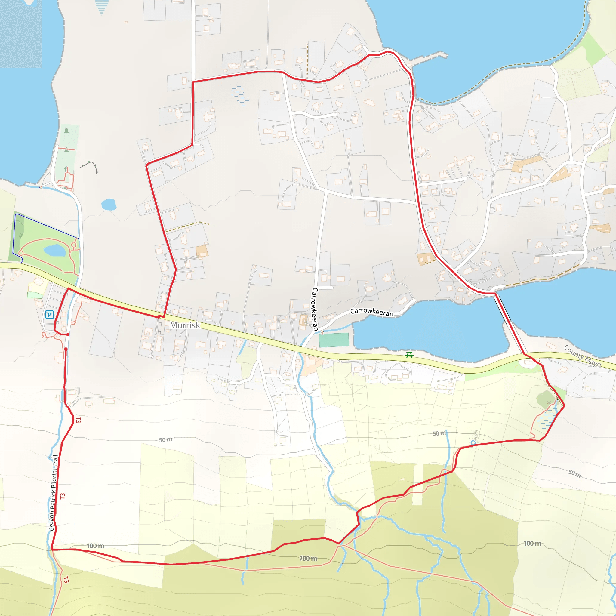 Murrisk Loop mobile static map