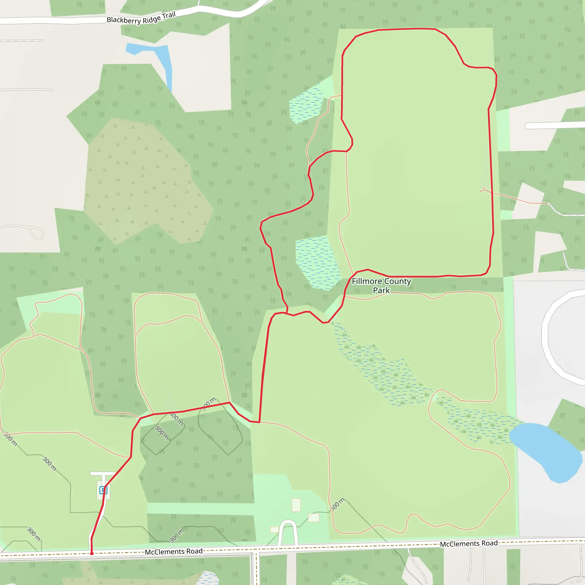 Filmore County Park North Loop mobile static map