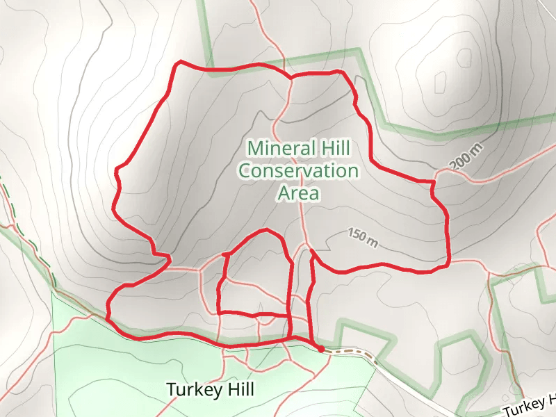 Quarry Loop Trail, Summit Trail and Ravine Trail Loop