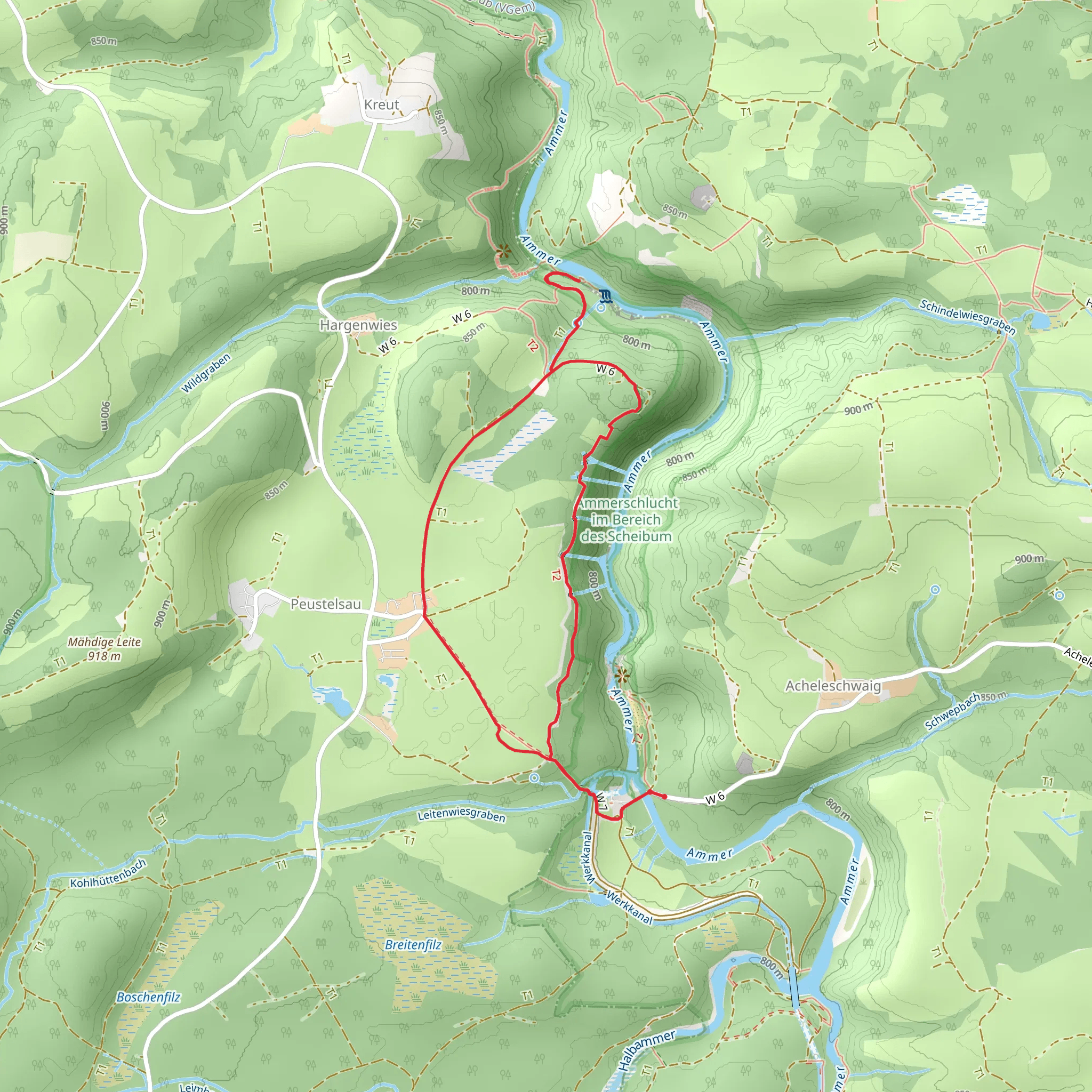 W 7 Loop mobile static map