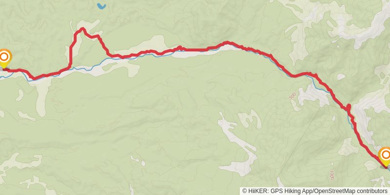 Wangapeka Track stage 4 Map