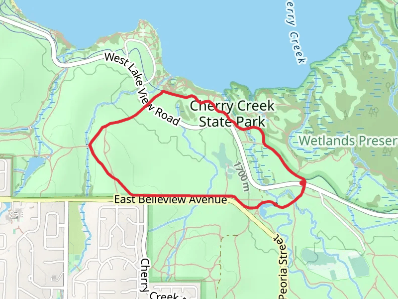 Cherry Creek, Pope and Butterfly Hill Loop Trail