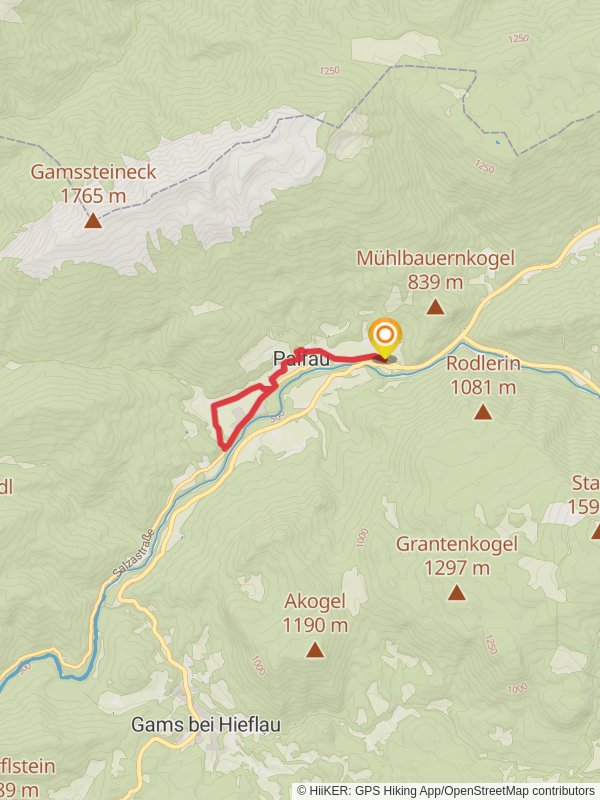 Landler Country Walk mobile static map
