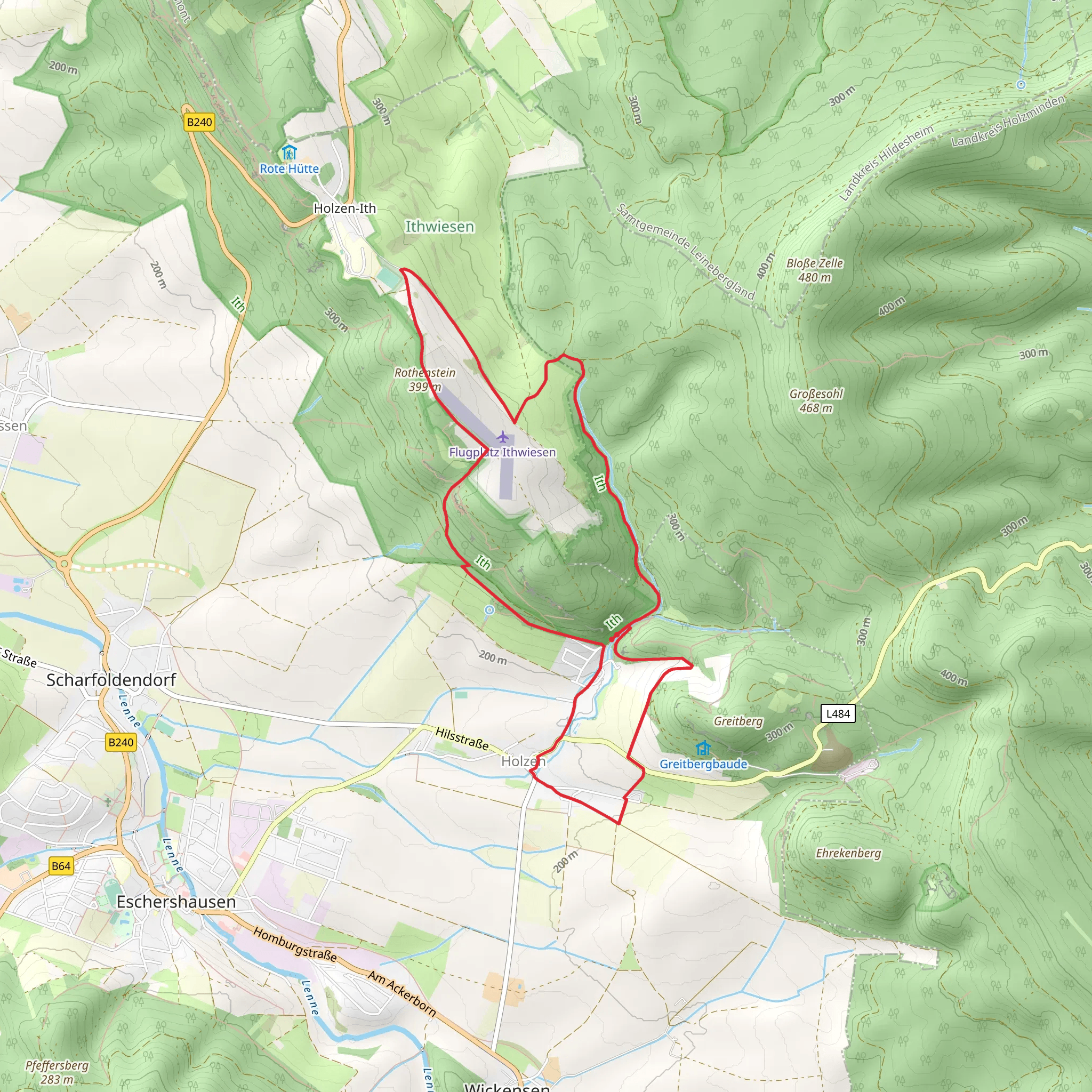 Philosophenweg Loop mobile static map