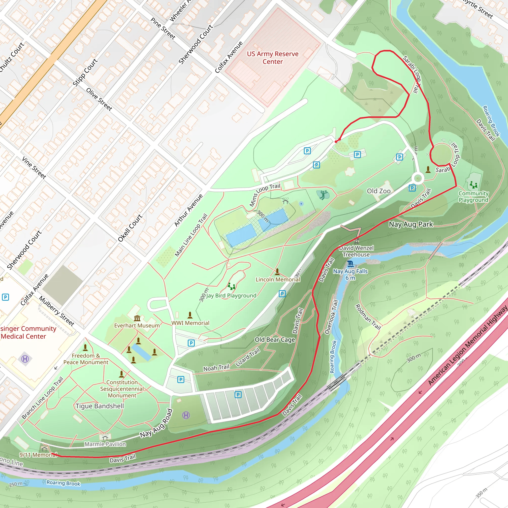 Davis Trail mobile static map