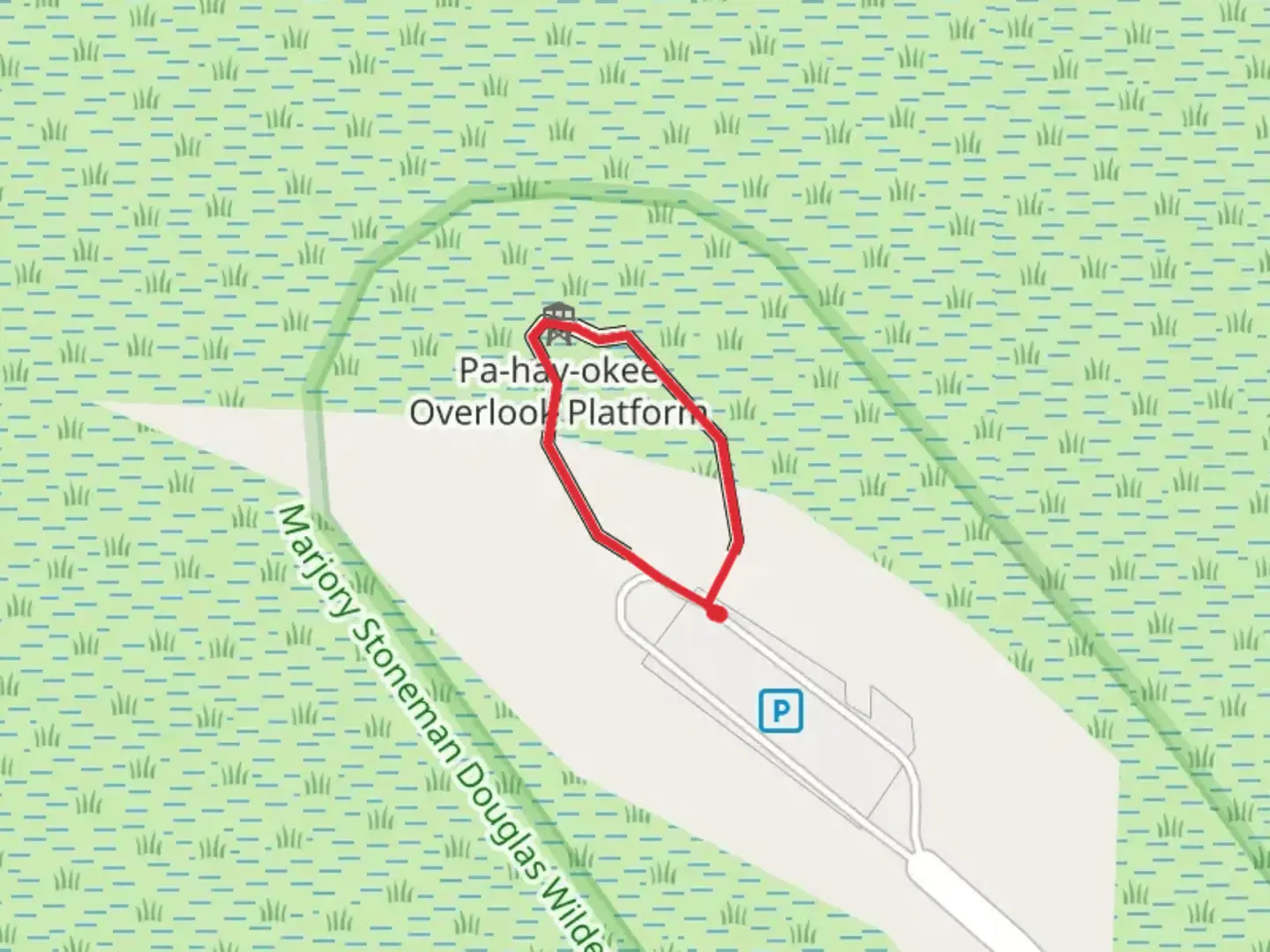 An image depicting the trail Pa-hay-okee Loop Trail and its surrounding area.