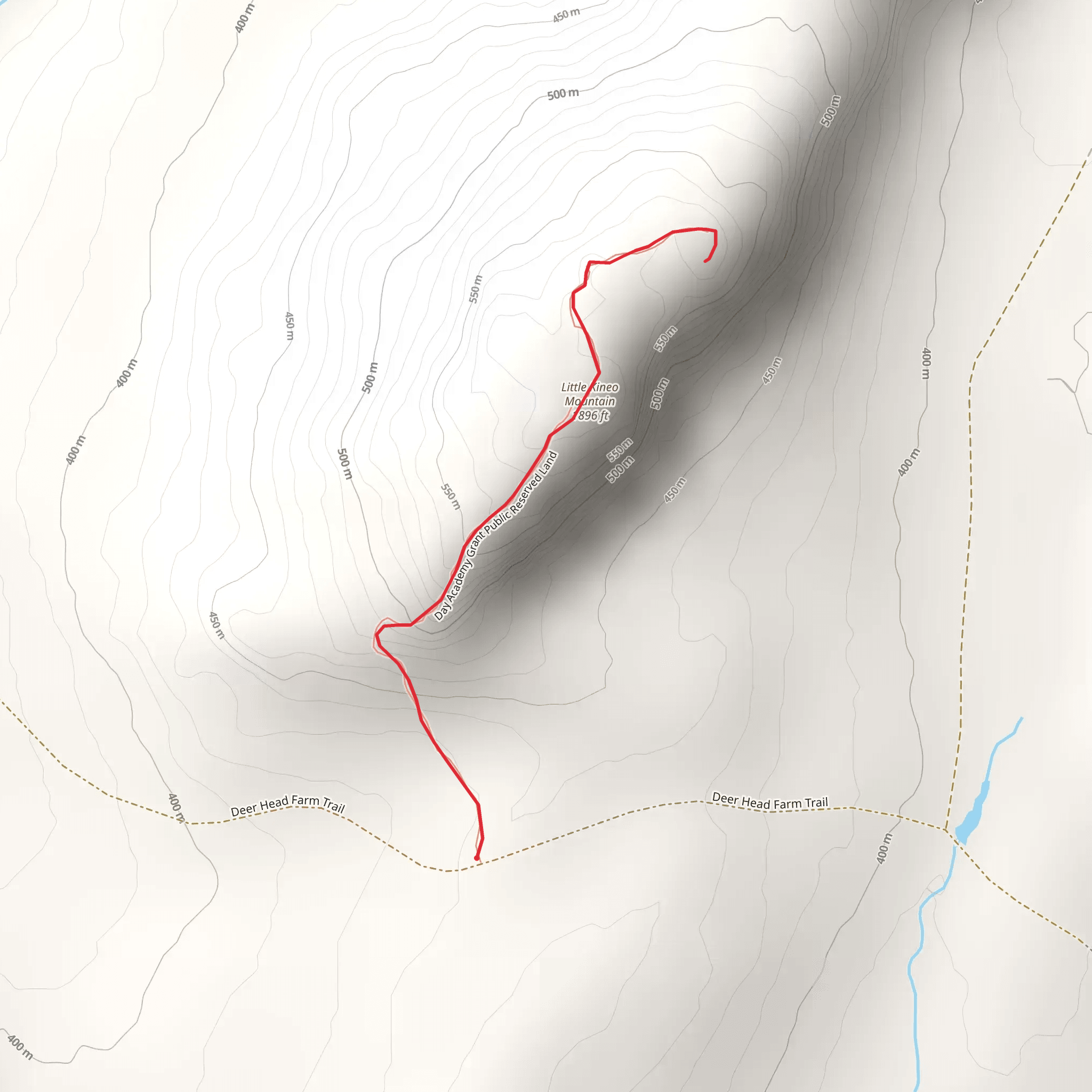 Little Kineo Mountain mobile static map