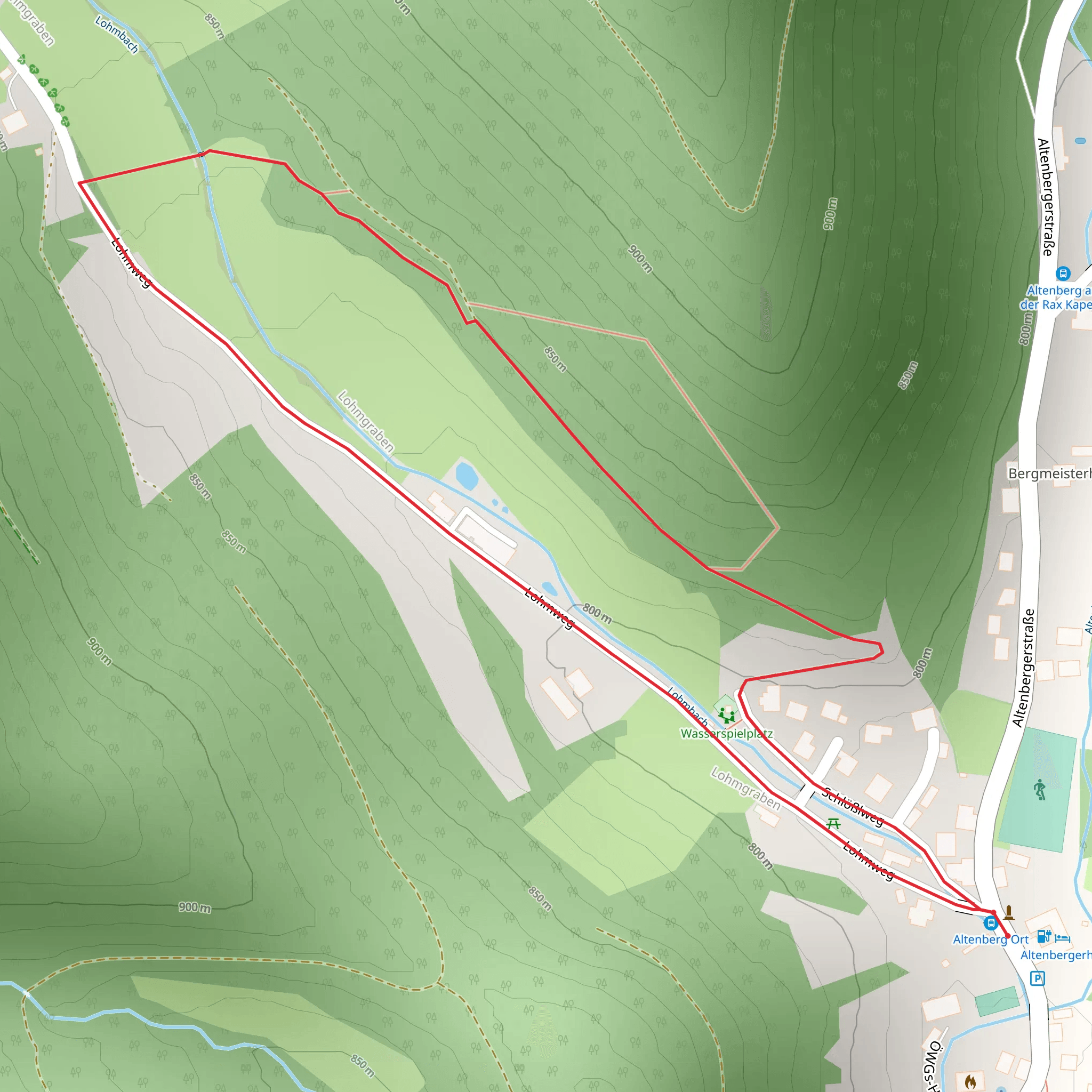 Altenberg - Klimawandeln mobile static map