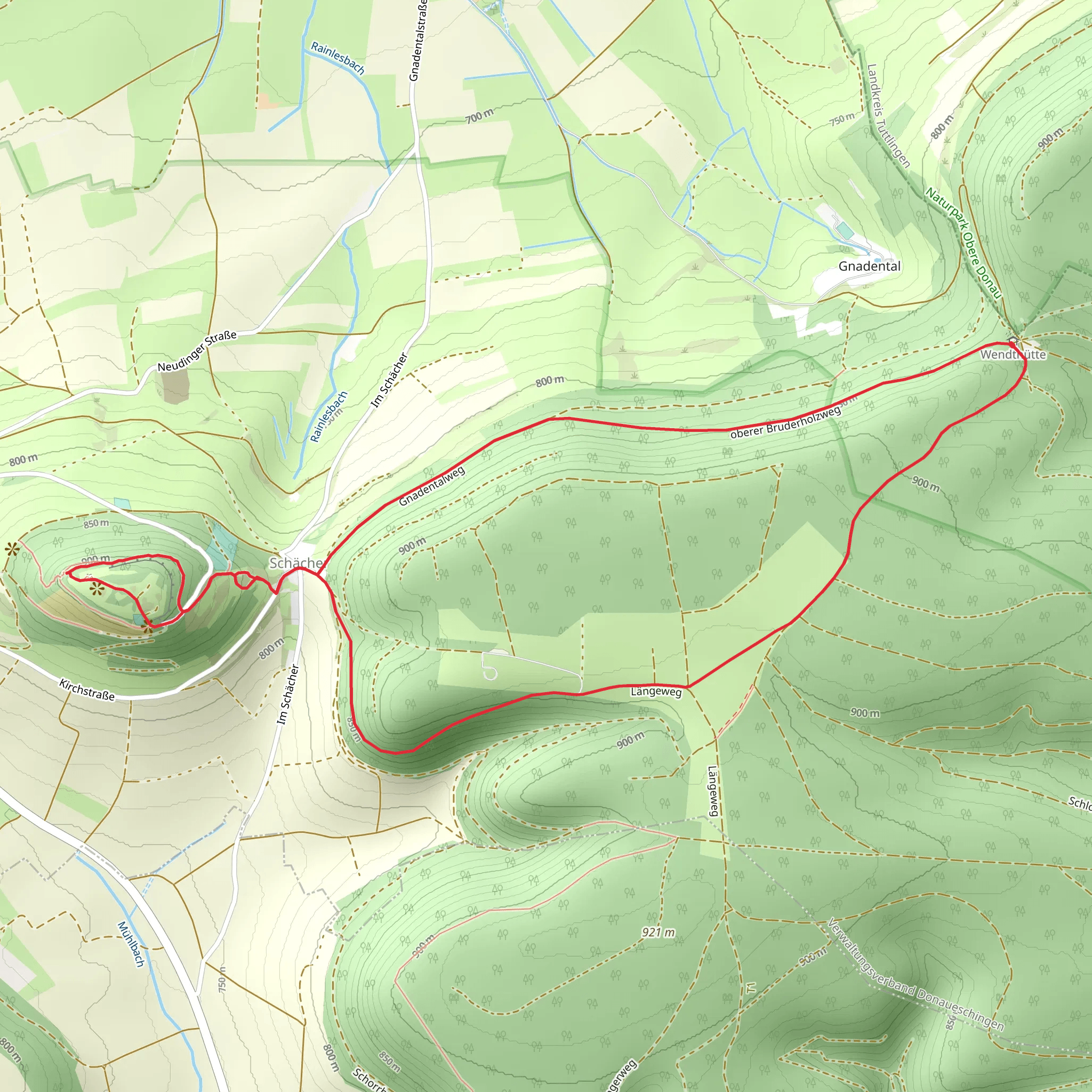 Fürstenberg Loop via Ostweg mobile static map