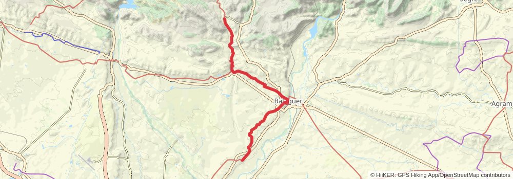 GR 3 Central Path of Catalonia stage 2 Map