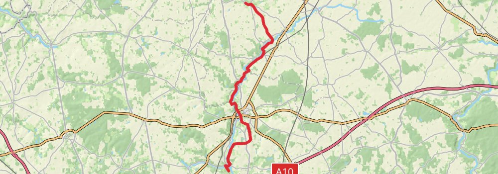 GR 655 Via Turonensis stage 35 Map