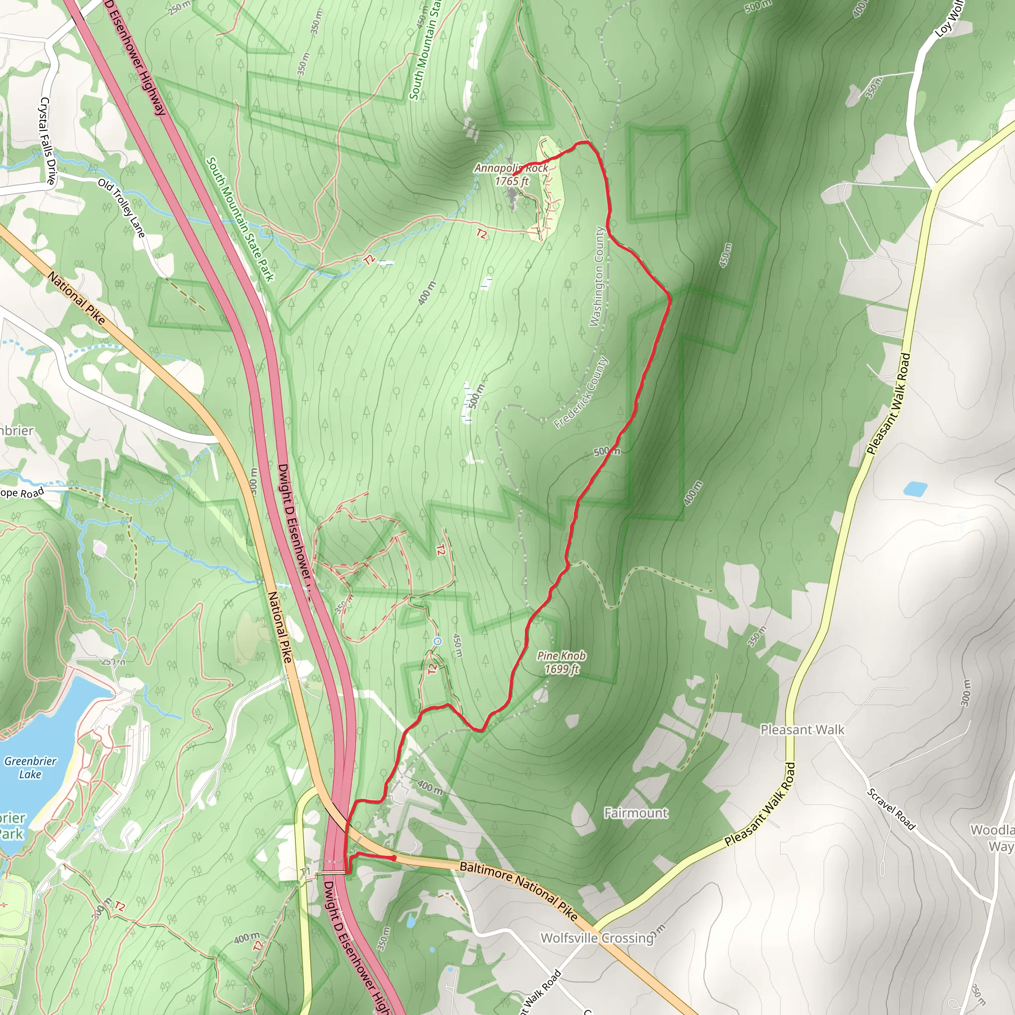 Annapolis Rock mobile static map