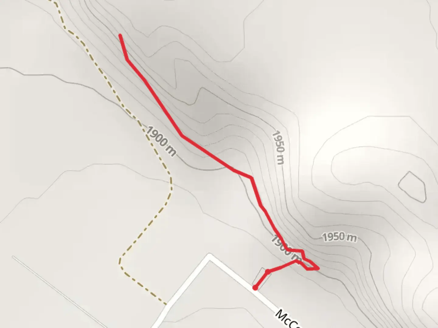An image depicting the trail Main Track to Petroglyphs and its surrounding area.