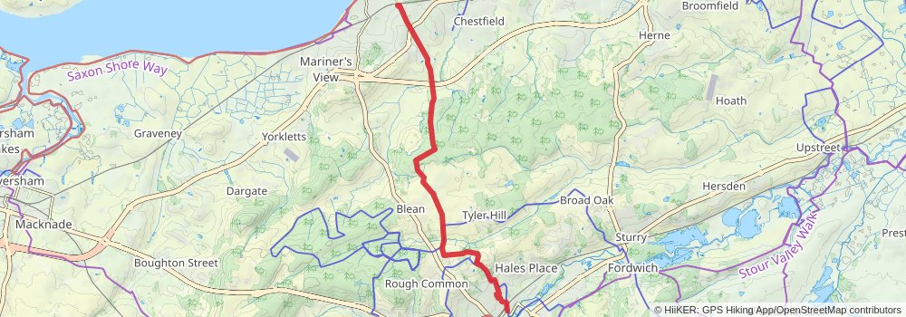 Crab and Winkle Way stage 2 Map