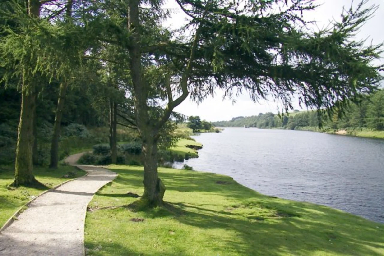 An image depicting the trail Beacon Hill and Cod Beck Reservoir and its surrounding area.