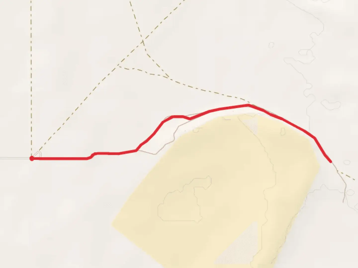 An image depicting the trail Salt Basin Dunes Walk and its surrounding area.