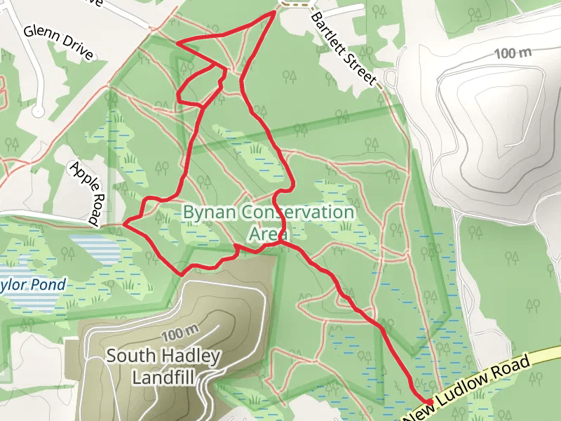 Yellow blazes and Red blazes Loop