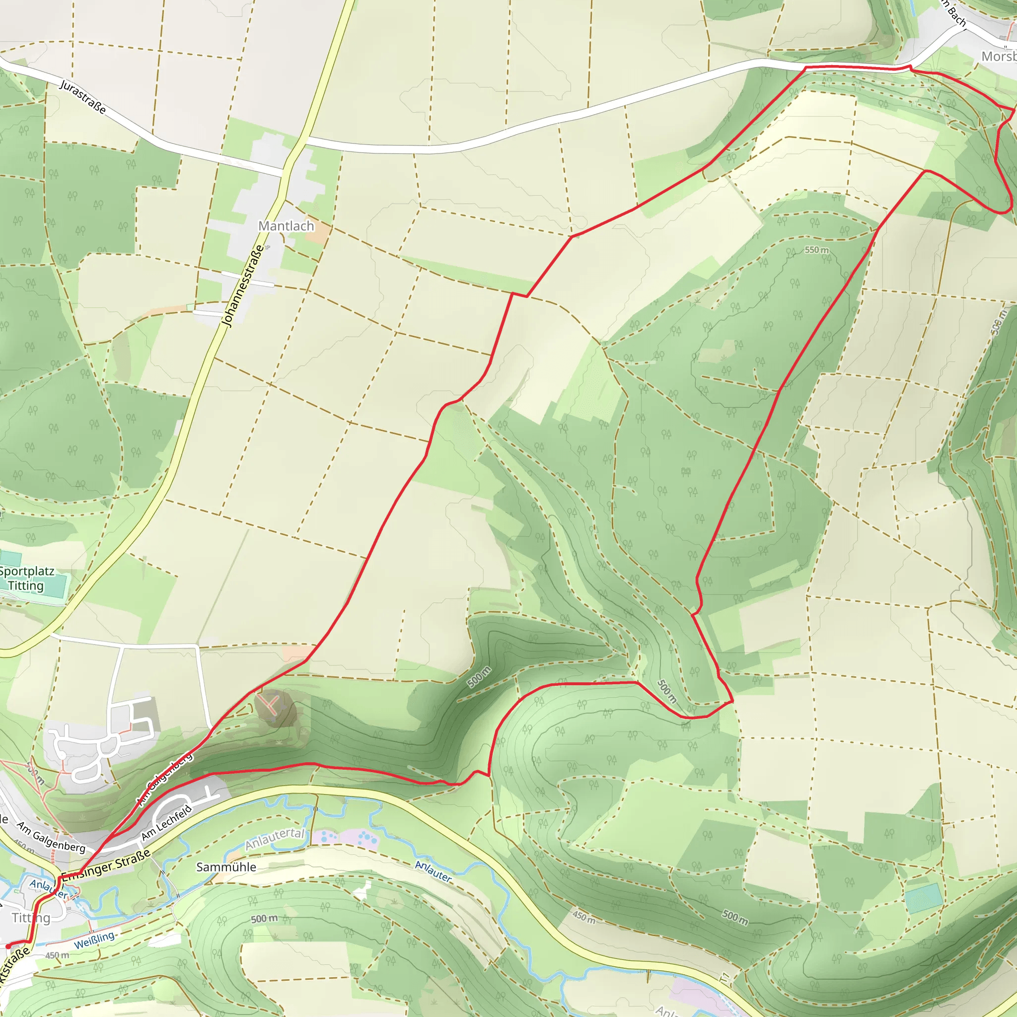 Standeslohweg mobile static map