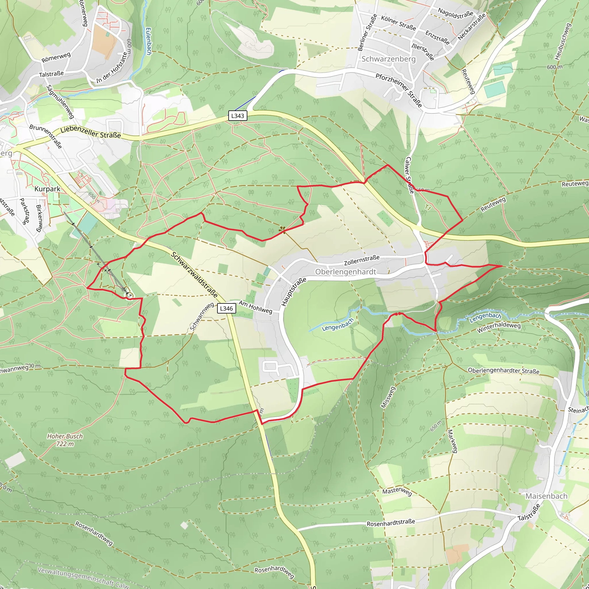 Zollernblick Weg mobile static map
