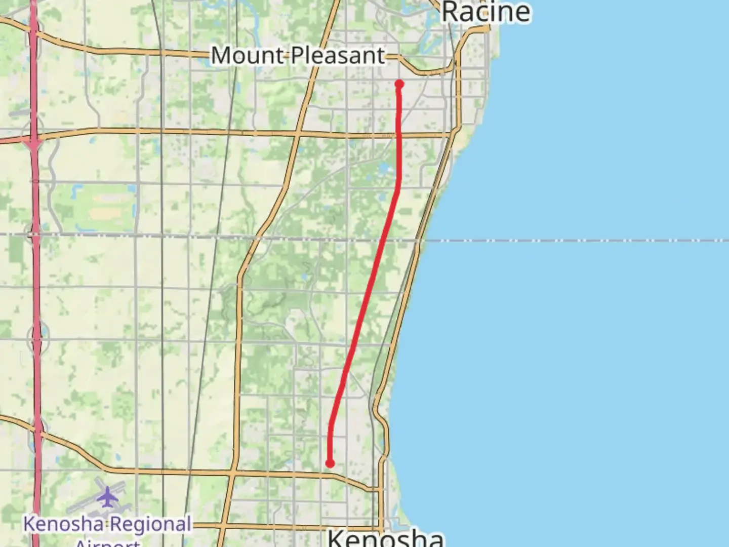 An image depicting the trail North Shore Trail - 35th Street and its surrounding area.