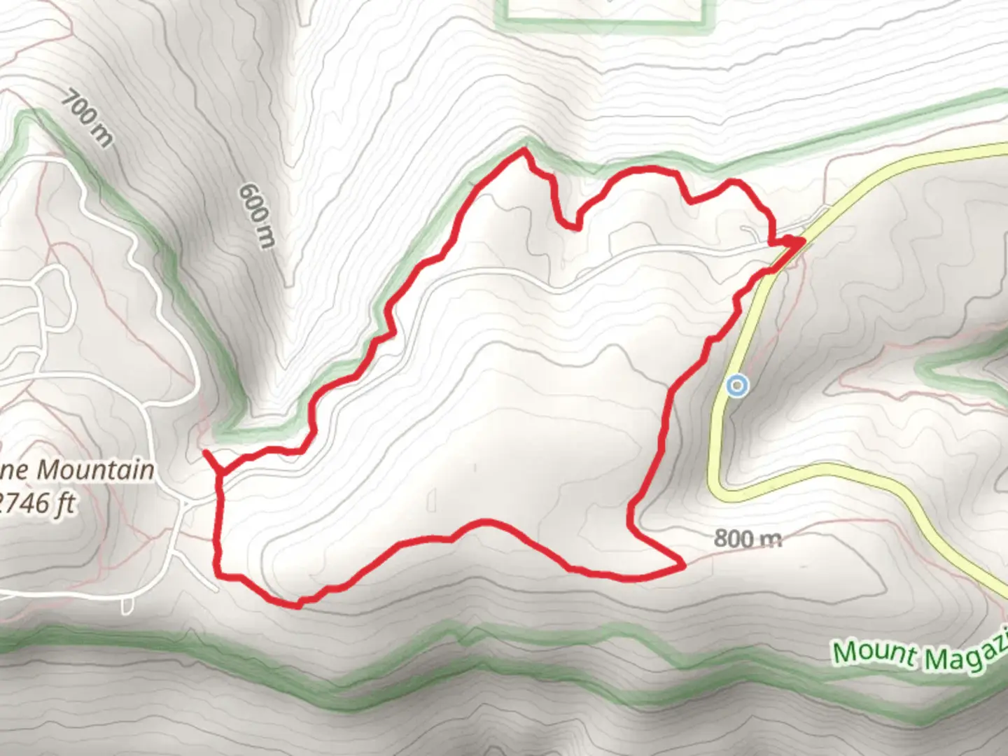 An image depicting the trail North Rim Trail, Greenfield Trail and Mossback Ridge Trail and its surrounding area.