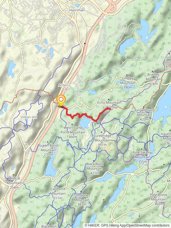 Island Pond Mountain and Island Pond Trail via Arden Valley Road