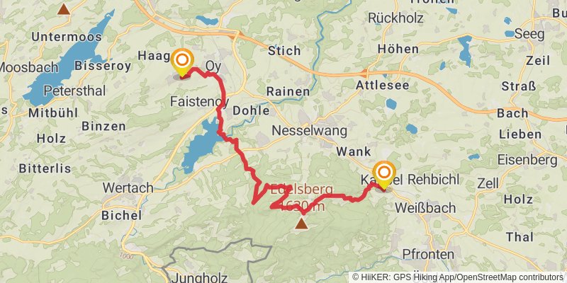 Himmelsstürmer-Route stage 5 Map
