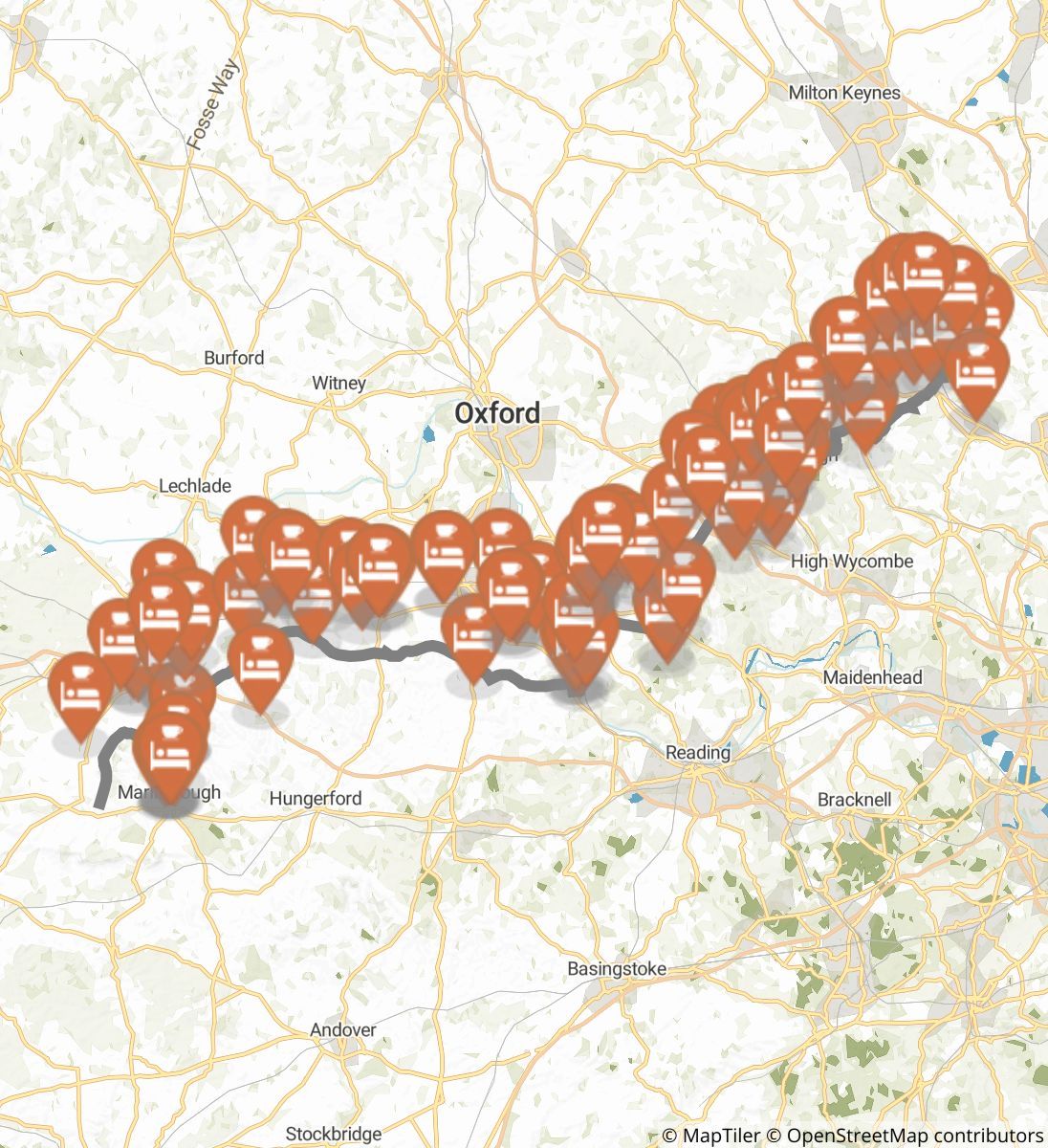 The Ridgeway National Trail England Campgrounds and Places to Stay