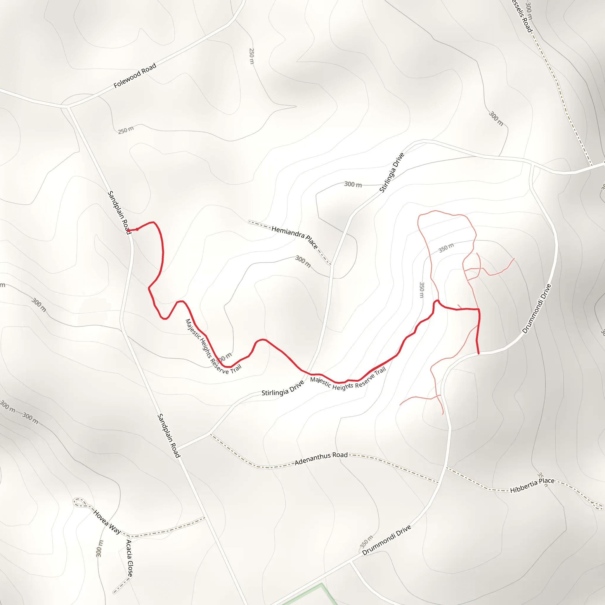 Majestic Heights Reserve mobile static map