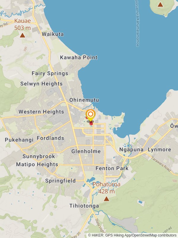 Kuirau Park Loop mobile static map