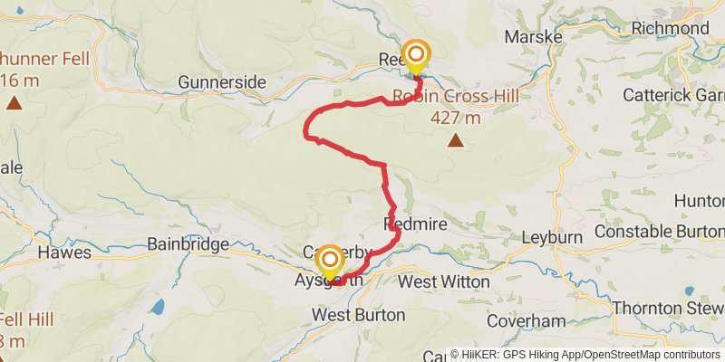 Herriot Way stage 4 Map