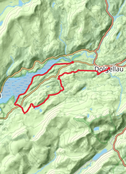 Gwynedd Hiking mobile static map