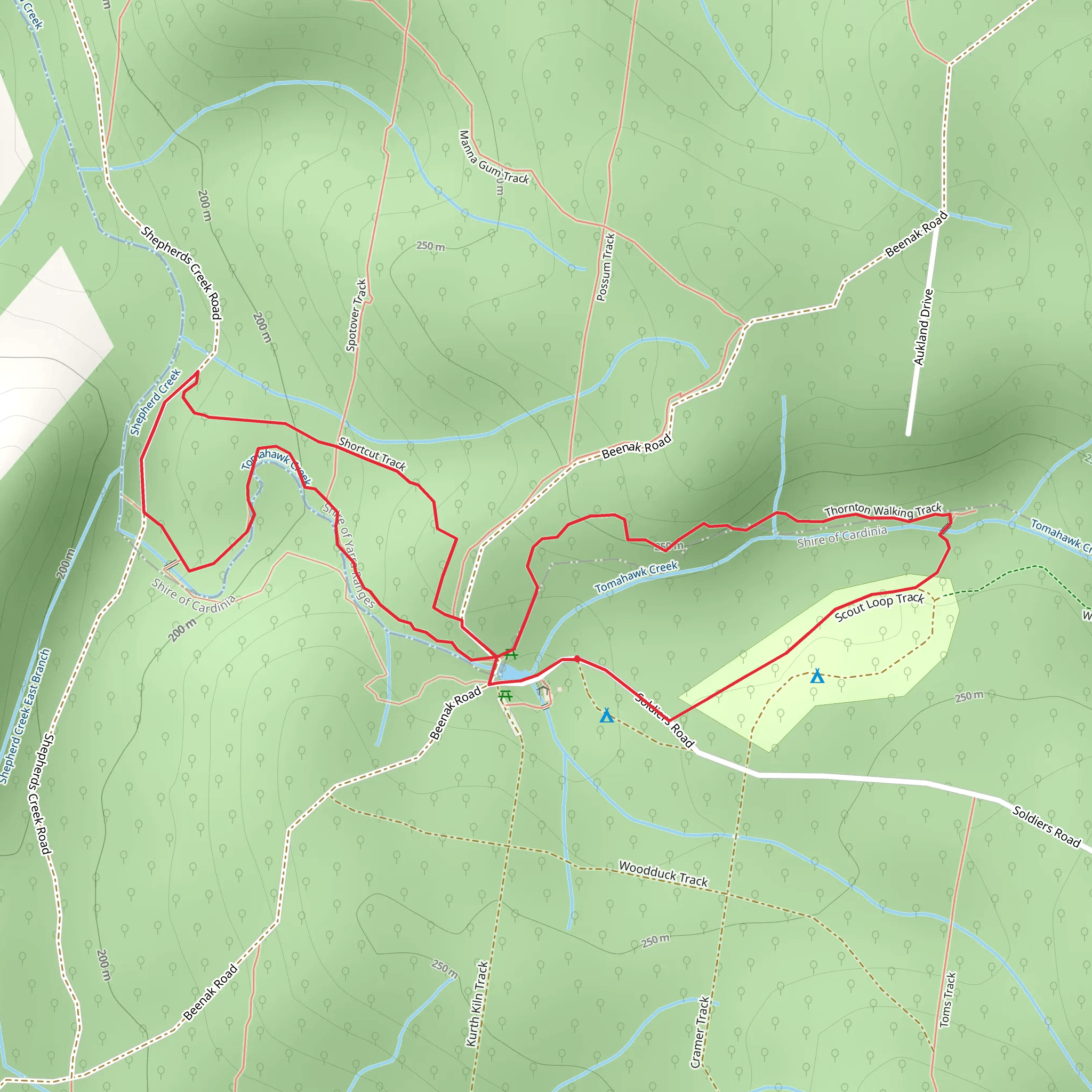 Kurth Kiln Walk mobile static map