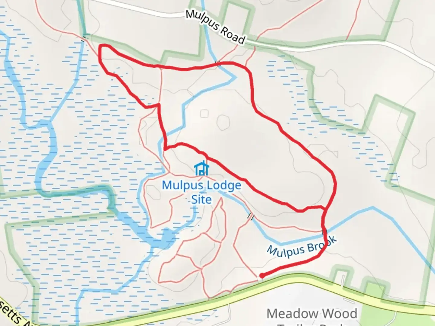 An image depicting the trail Mayflower Ridge Loop Trail and its surrounding area.