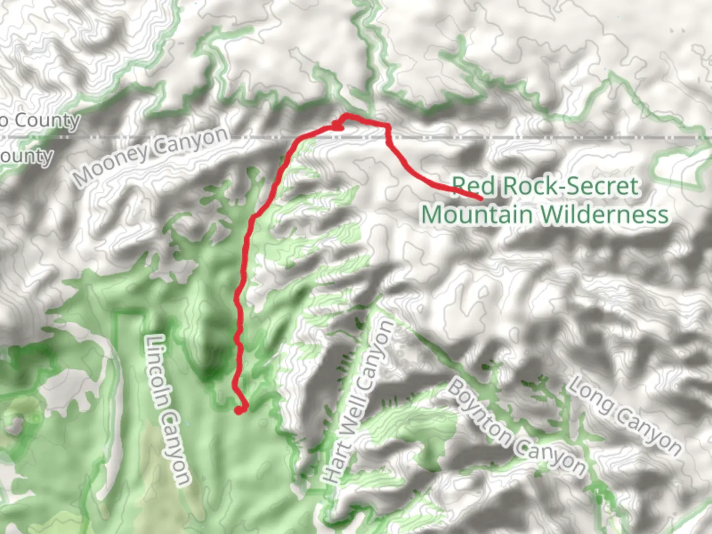 An image depicting the trail Secret Mountain and Secret Mountain Saddle via Loy Canyon Trail and its surrounding area.