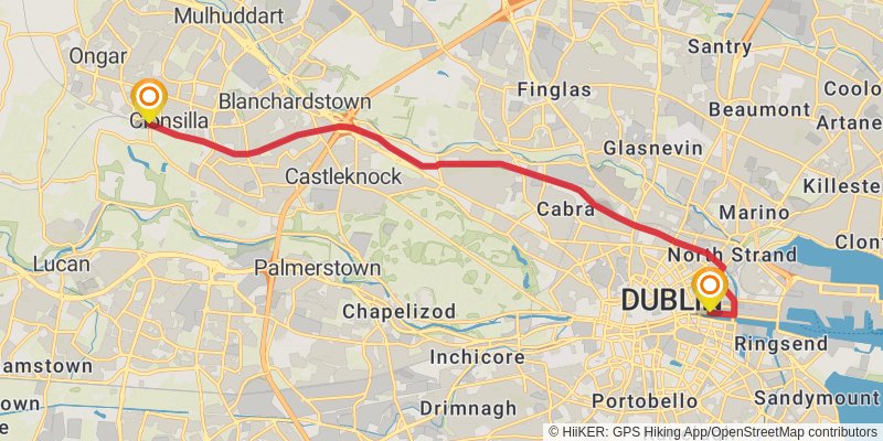 National Famine Way stage 7 Map