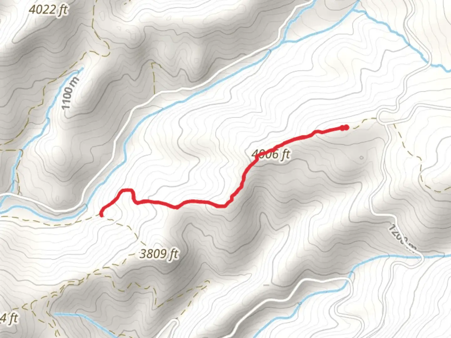 An image depicting the trail Billy Goat Gulch Trail and its surrounding area.