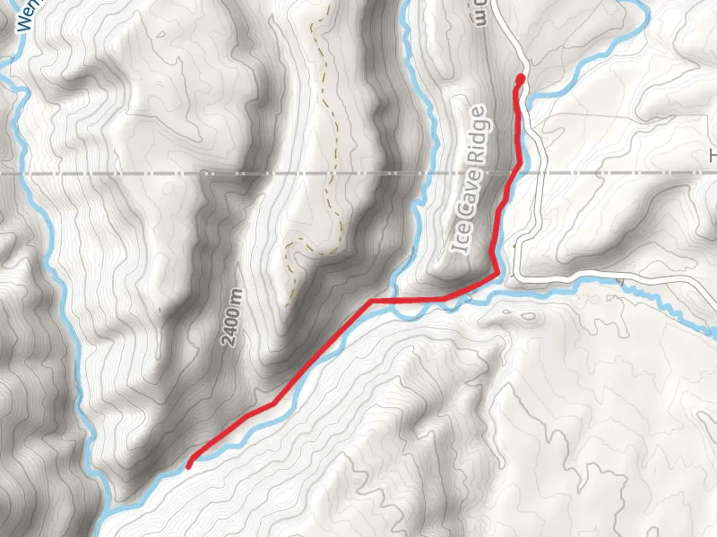 An image depicting the trail Piedra River Trail Out and Back and its surrounding area.