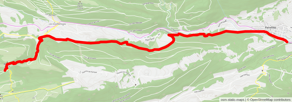 Chemin de Moron stage 2 Map