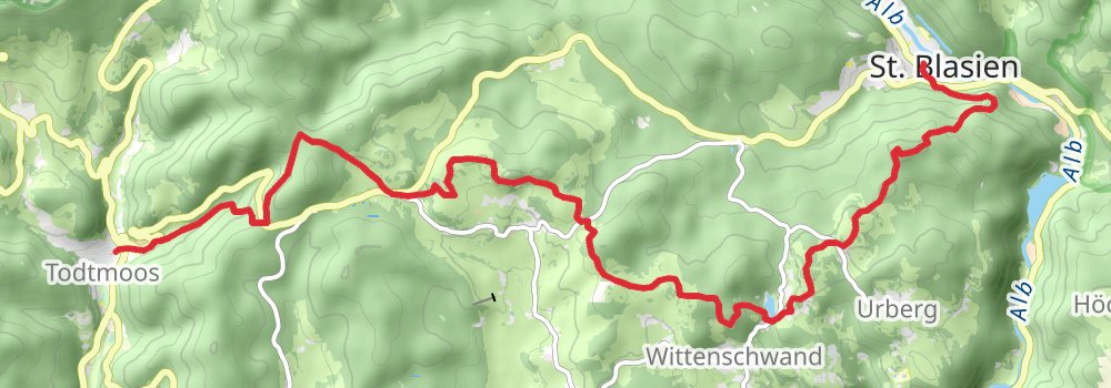 Schluchtensteig stage 5 Map