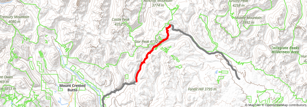 American Discovery Trail South Route stage 259 Map