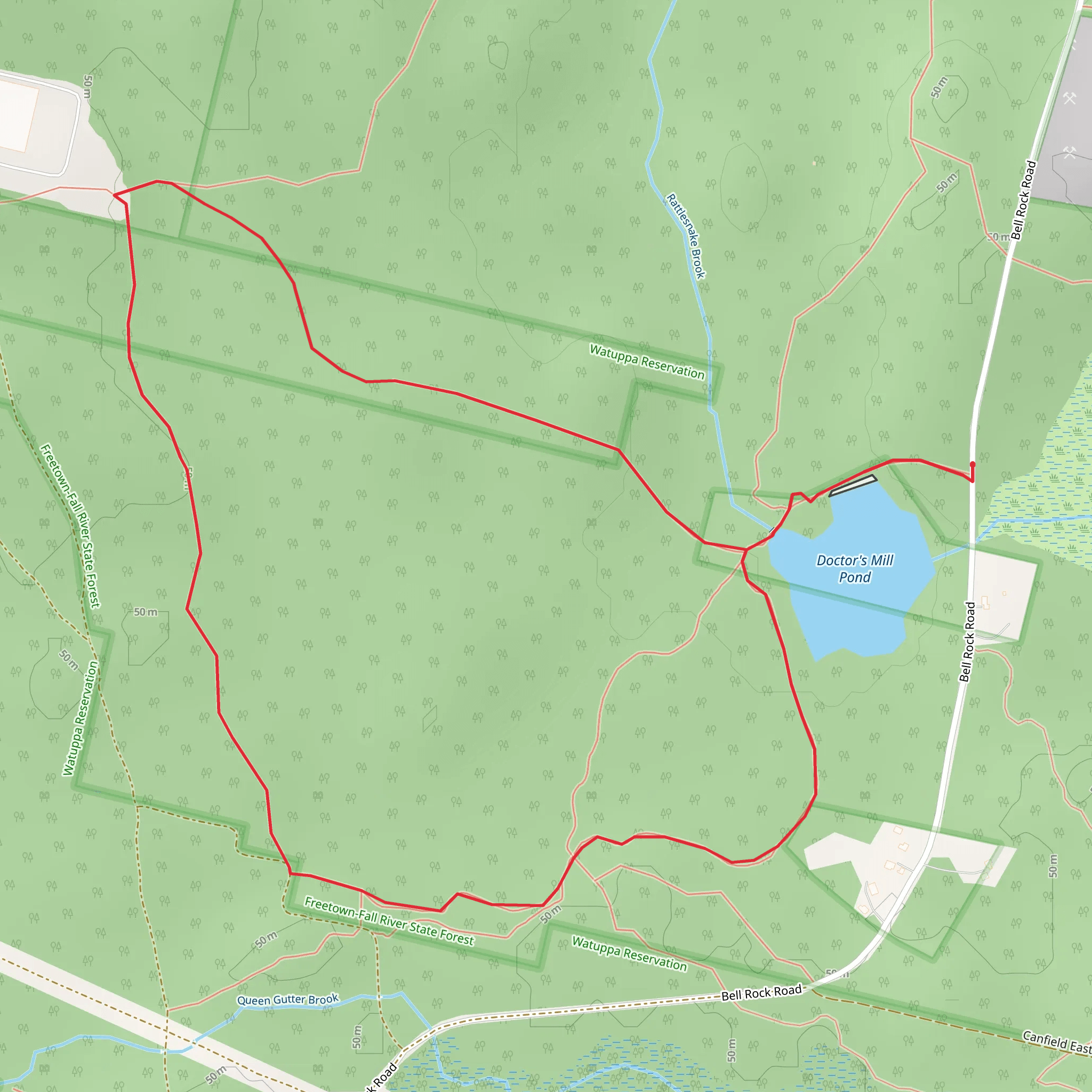 Doctor's Mill Pond Loop mobile static map