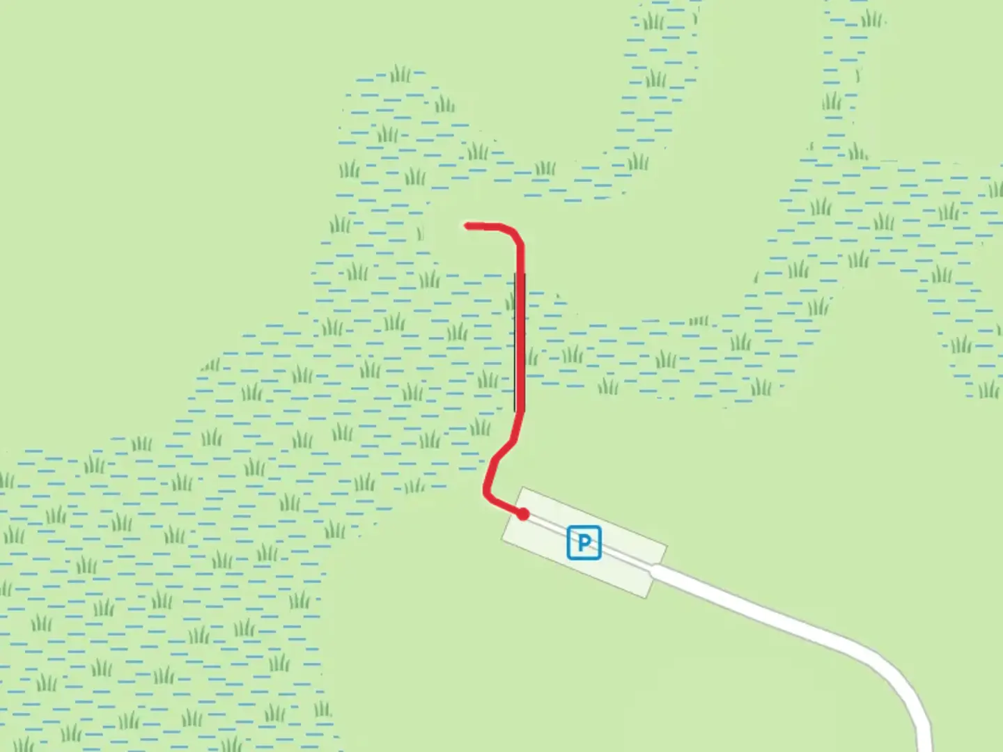 An image depicting the trail Flossmoor Road Walk and its surrounding area.