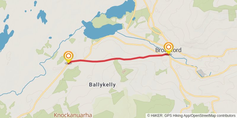 East Clare Way alt 3 Map