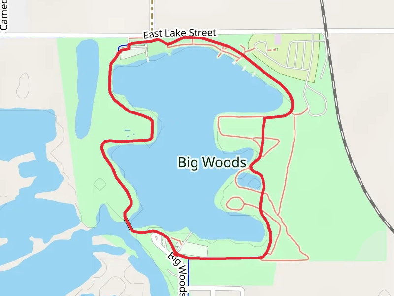 Big Woods Lake Loop