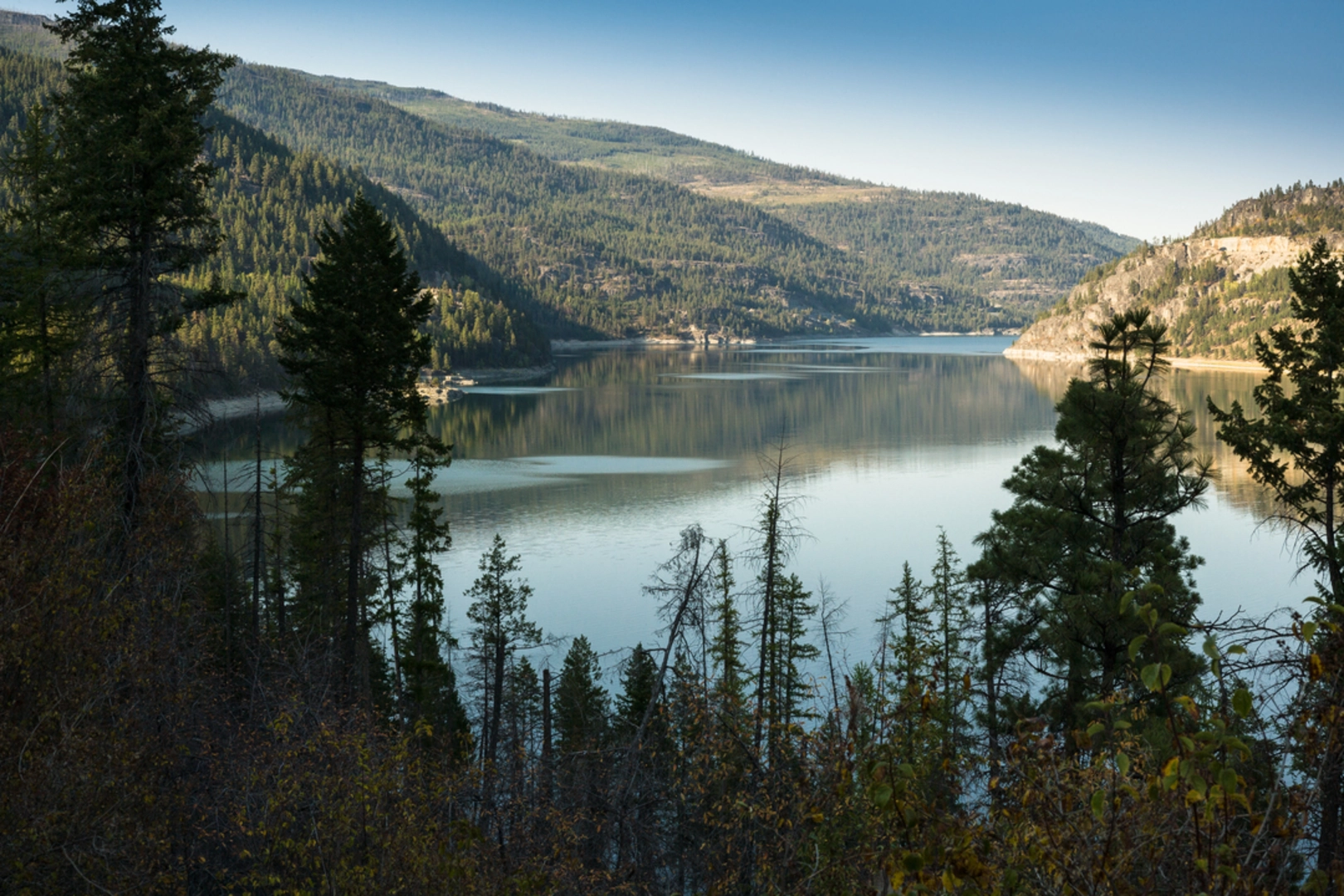 An image depicting the trail Clingback Mountain and Red Mountain Trail and its surrounding area.
